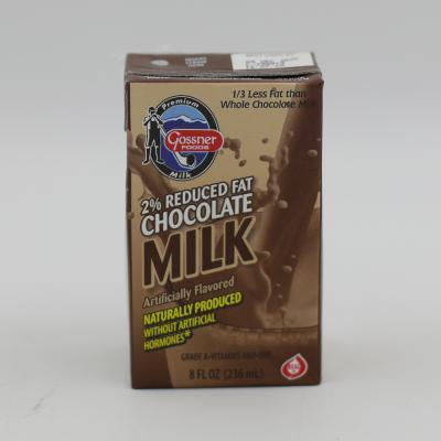 MILK, GOSSNER 2% RF CHOC 8z/27
